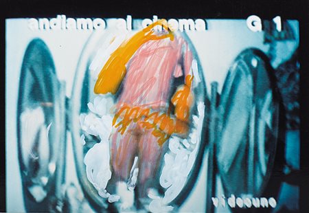 MARIO SCHIFANO Homs (Libia) 1934 - Roma 26/01/1998 Senza titolo smalti su...