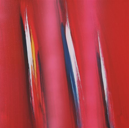 ENNIO FINZI Venezia 1931 Il verso del colore, 1998 acrilico su tela cm....