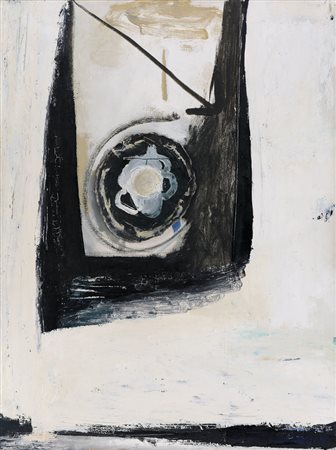 GIANNI DESSI` Roma 19/01/1955 Senza titolo, 1987 tecnica mista e collage su...