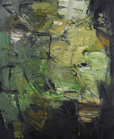 PIERO RUGGERI Torino 27/04/1930 - 14/05/2009 Verde I, 1999 olio su tavola cm....