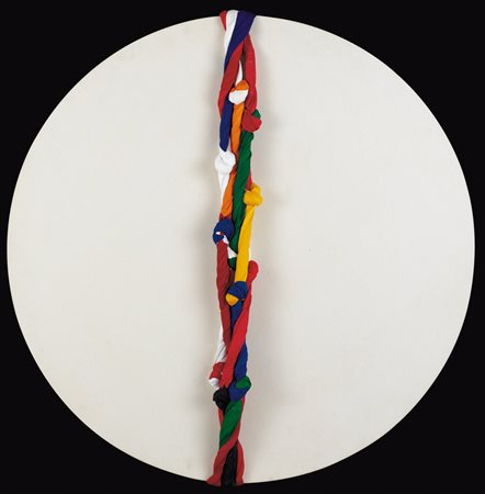 JORGE EIELSON Perù 1924 - Milano 09/03/2006 Bandiere, 2004 (1998) tele...