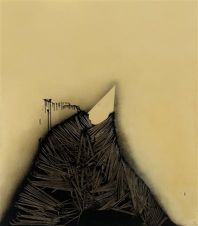 EMILIO SCANAVINO Genova 28/02/1922 - Milano 29/11/1986 La punta, 1974 olio su...