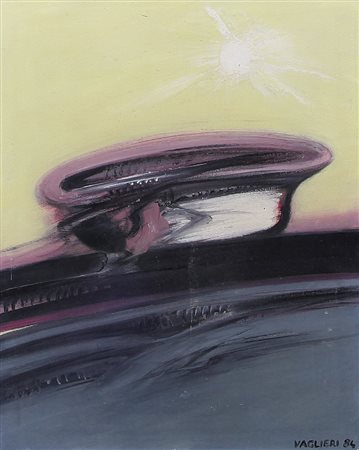 TINO VAGLIERI Trieste 08/09/1929 - Milano 09/03/2000 Senza titolo, 1984 olio...