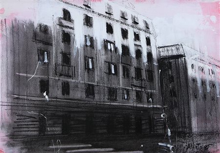 MASSIMILIANO ALIOTO Brindisi 06/05/1972 Senza titolo, 1995 tecnica mista su...