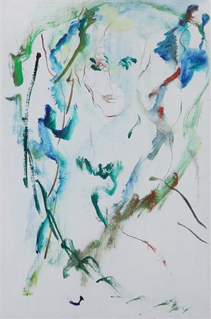 ERNESTO TRECCANI Milano 26/08/1920 - Milano 27/11/2009 Figure olio su tela...