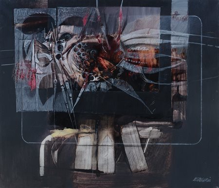 GIUSEPPE DE GREGORIO Spoleto (Pg) 11/10/1920 - 2007 Acquario n. 2, 1970 olio...