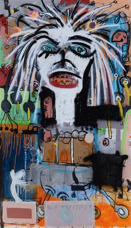 PAUL KOSTABI Whittier (California) 1962 Strategy session, 2008 collage,...