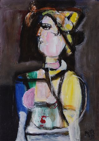 GUIDO PAJETTA Monza (Mi) 08/02/1898 - Milano 15/02/1987 Donna con ombelico...