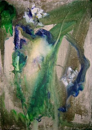 ERNESTO TRECCANI Milano 26/08/1920 - Milano 27/11/2009 Il giglio, 1977...