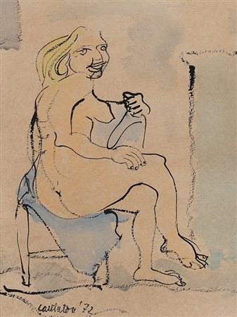 DOMENICO CANTATORE Ruvo Di Puglia (Ba) 16/03/1906 - Parigi 22/05/1998 Figura...