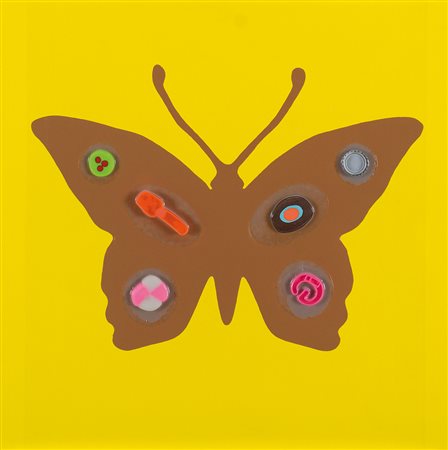 RENZO NUCARA Crema 1948 Butterfly effect, 2012 legno, carta, smalto, resine e...