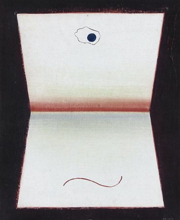 FELICE CANONICO Messina 1922 - 1997 Pittura, 1974 tecnica mista e...