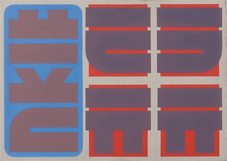 KASIMIR BUISSON Parigi 1970 Senza titolo, 2001 tecnica mista su tela cm....