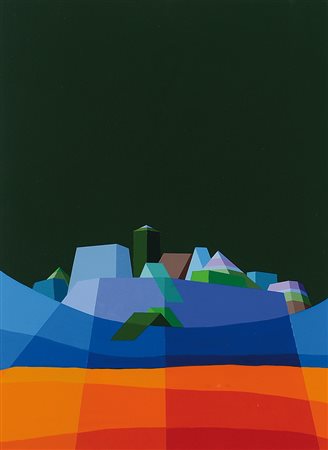 KEIZO MORISHITA Kitakyushu-Shi (Giappone) 1944 Mirrors, 1997 acrilici su tela...