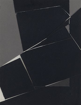 BENITO ORMENESE Prata di Pordenone 1930 Struttura in nero, 1970 tecnica mista...