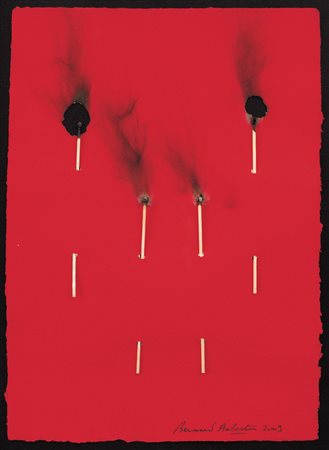 BERNARD AUBERTIN Fontenay aux Roses 1934 Senza titolo, 2009 fiammiferi e...