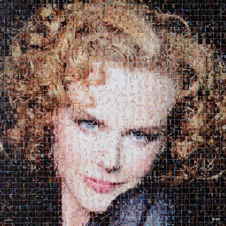 MARIA MURGIA Ossi (SS) 1935 Omaggio a Nicole Kidman, 2009 fotomosaico...