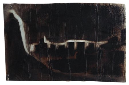 MARCO DEL RE Roma 1950 Senza titolo, 1997 tecnica mista e collage su tavola...