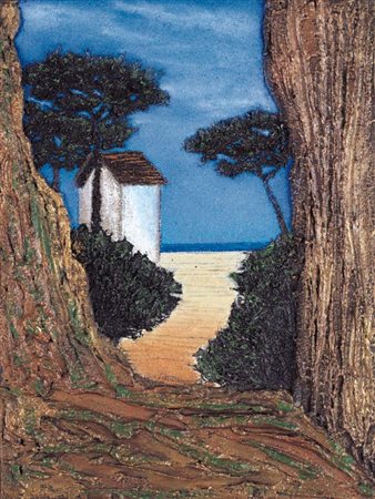 MARIO PASCHETTA Milano 27/04/1949 Versilia, 1996 malte e terre naturali su...