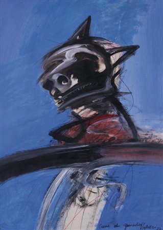 TINO VAGLIERI Trieste 08/09/1929 - Milano 09/03/2000 Cane da guardia, 1987...