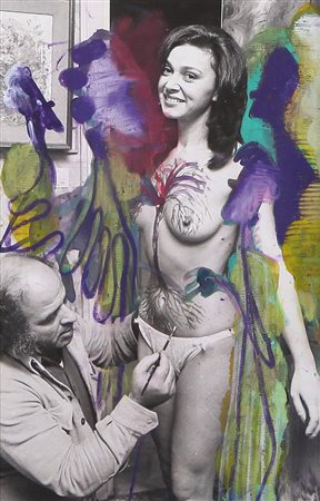 MARCO CINGOLANI Como 21/02/1961 Comics, 2009 tecnica mista su fotografia cm....