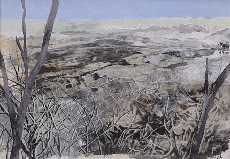 GIUSEPPE BANCHIERI Milano 09/11/1927 - Como 30/12/1994 Paesaggio, 1964...