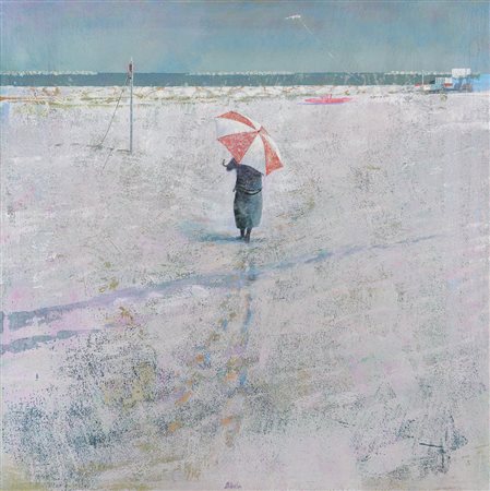 MAURIZIO DELVECCHIO Basilea (Svizzera) 22/05/1962 Al mare, 2005 olio su...