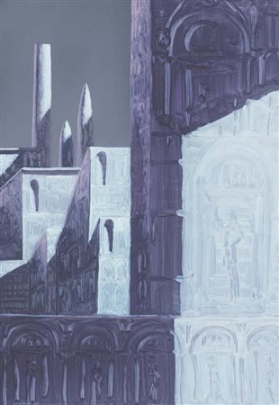 ENRICO LOMBARDI Meldola (Forlì) 1958 Senza titolo, 2003 acrilico su carta...