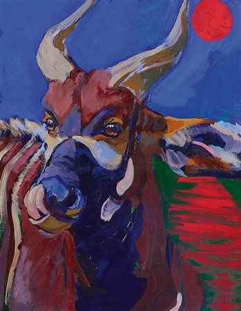 SVITLANA GREBENYUK Memorie, 2007 smalto su tela cm. 45x35, firma, titolo,...