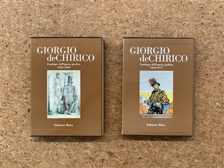 GIORGIO DE CHIRICO - Lotto unico di 2 cataloghi dell'opera grafica