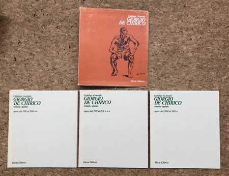 GIORGIO DE CHIRICO - Lotto unico di 3 tomi del catalogo generale. Volume quinto: