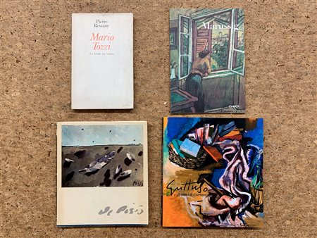 ARTE FIGURATIVA ITALIANA (DE PISIS, TOZZI, MARUSSIG E GUTTUSO) - Lotto unico di 4 cataloghi