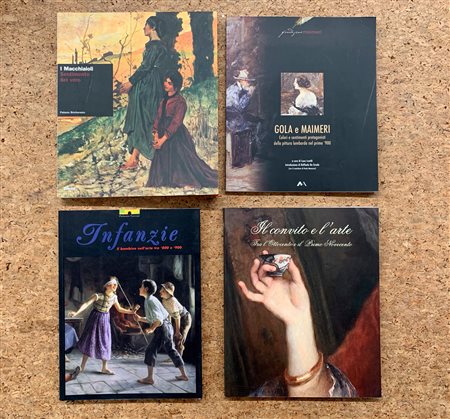 COLLETTIVE DI ARTE DEL TARDO OTTOCENTO - Lotto unico di 4 cataloghi