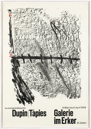 MANIFESTI D'ARTE (DUPIN - TÀPIES) - Senza Titolo, 1968
