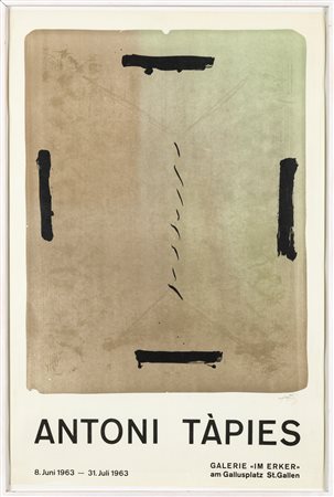 MANIFESTI D'ARTE (ANTONI TÀPIES) - Senza Titolo, 1963