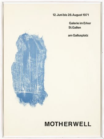 MANIFESTI D'ARTE (ROBERT MOTHERWELL) - Senza Titolo, 1971