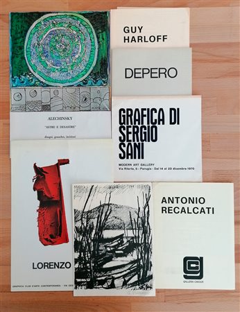 INVITI MOSTRE - Lotto unico di 8 inviti