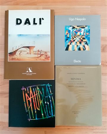 AUTORI VARI ( NESPOLO, D'AURIA, DALÌ) - Lotto unico di 4 cataloghi