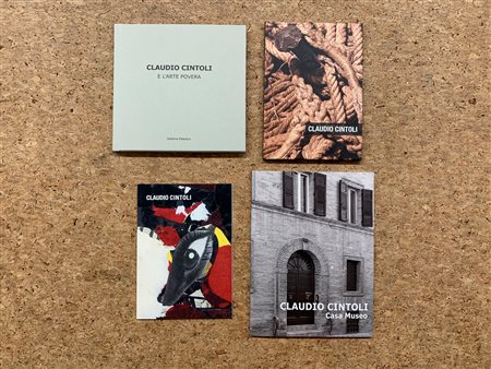 CLAUDIO CINTOLI - Lotto unico di 4 cataloghi