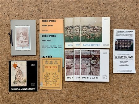 ARTE DEL DOPOGUERRA - Lotto unico di 11 minicataloghi