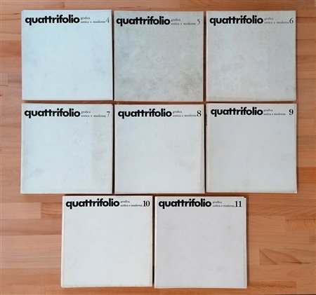 ANNUALE D'ARTE QUATTRIFOLIO - Lotto unico di 8 cataloghi