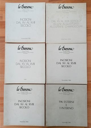 LA DARSENA STUDIO D'ARTE - Lotto unico di 6 cataloghi