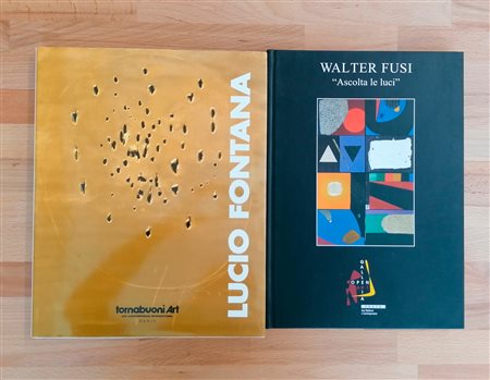LUCIO FONTANA E WALTER FUSI - Lotto unico di 2 cataloghi