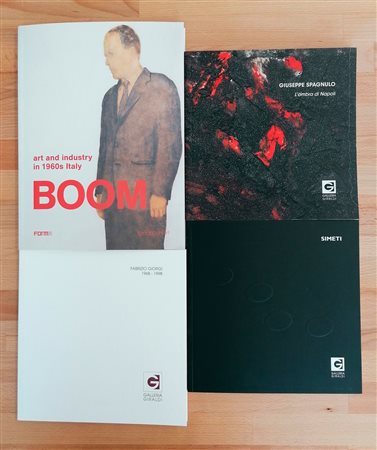 ARTISTI VARI ( SIMETI, FABRIZIO GIORGI, GIUSEPPE SPAGNULO) - Lotto unico di 4 cataloghi