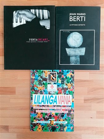 ARTISTI VARI (JEAN MARIO BERTI, PENTACHIARI, GEORGE LILANGA DI NYAMA) - Lotto unico di 3 cataloghi