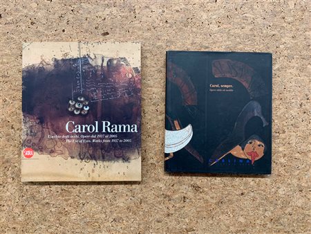 CAROL RAMA - Lotto unico di 2 cataloghi