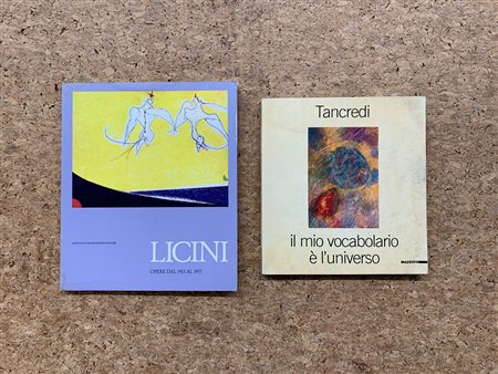 OSVALDO LICINI E TANCREDI PARMEGGIANI - Lotto unico di 2 cataloghi