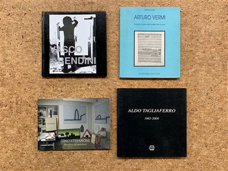 ARTE ITALIANA DEL DOPOGUERRA (VERMI, TAGLIAFERRO, STEFANONI E BENDINI) - Lotto unico di 4 cataloghi