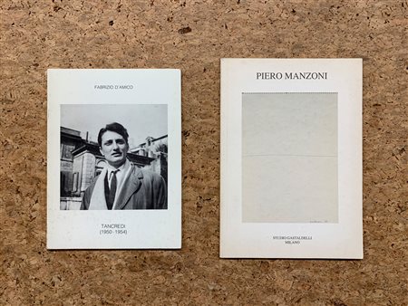 PIERO MANZONI E TANCREDI PARMEGGIANI - Lotto unico di 2 cataloghi