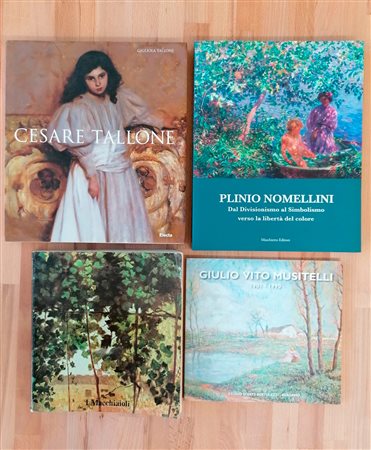 ARTISTI ITALIANI (TALLONE, MUSITELLI, NOMELLINI) - Lotto unico di 4 cataloghi